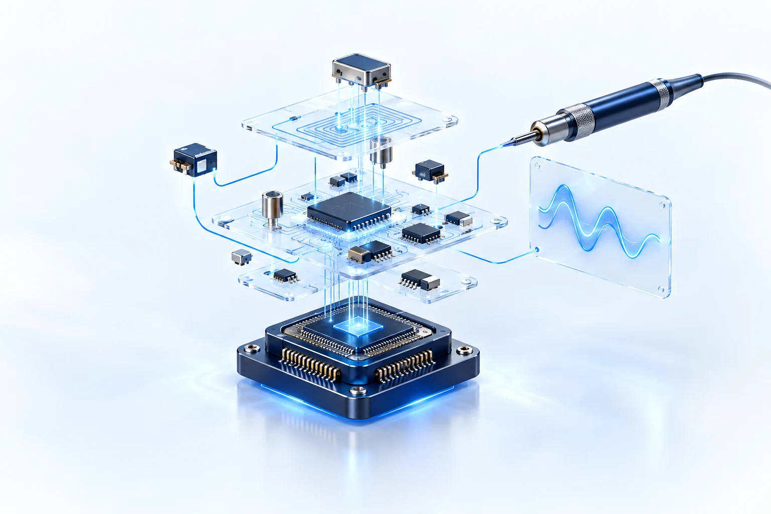 Layered electronics prototype – in-house engineering development